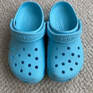 CROCS Blue Sandals with Perforated Design